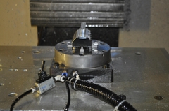 Đầu kẹp khí nén 150 A-ONE 3A-100050 kèm tấm đế | Power chuck 150