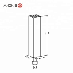 Giá đỡ điện cực thẳng A-ONE 3A-300014 | Holder straight