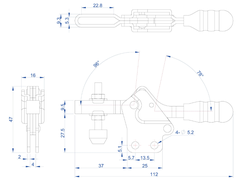 Cam kẹp GH-22501-A