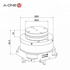 Đầu kẹp tự động A-ONE 3A-100051 | Rapid-action chuck automatic