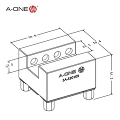 Gá điện cực thép A-ONE 3A-520109 (Bộ 12 cái) | Steel holder