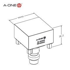 Thước căn điểm chuẩn CNC A-ONE 3A-100011|CNC Zero Point Gauge