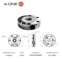 Tấm gá vuông định vị nhanh A-ONE 3A-110270 | Zero Point Square Plate