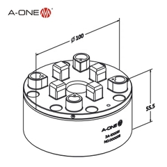 Mâm cặp tự động R A-one 3A-100061