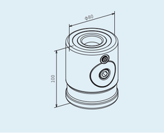 Đồ gá kẹp trụ A-ONE 3A-800004