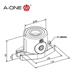 Đồ gá kẹp dạng trụ A-ONE 3A-800003