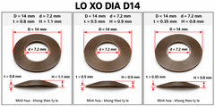 Lò xo đĩa D14