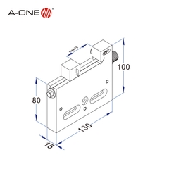 Kẹp cắt dây siêu mỏng A-one 3A-210001