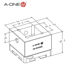 Prisround 3A-540105 (Steel holder 3A-530105)