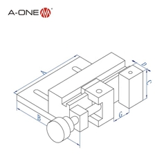 Kẹp cơ EDM A-one 3A-210010