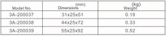 Khối vuông thép không gỉ M A-one 3A-200037 / 200038 / 200039