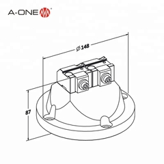 Pallet gá nêm U16 chuẩn G A-ONE 3A-110077 | U16 Dovetail pallet G