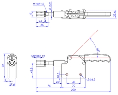 Cam kẹp GH-30282-M Pull-Push Toggle clamp