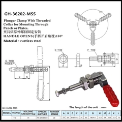 Cam kẹp GH-36202-MSS Pull-Push Toggle clamp