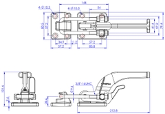 Cam kẹp GH-40470-R Latch Toggle clamp