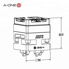 Đầu gá chuyển đổi hệ 3R A-one 3A-300049