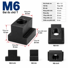 Đai Ốc chữ T M6