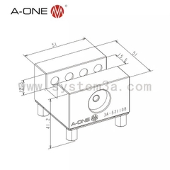 Bộ holder thép A-ONE 3A-521108 (Set 12 cái) | Steel holder