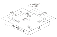 Tấm đế Zero-Point khóa mở nhanh 3A-110161