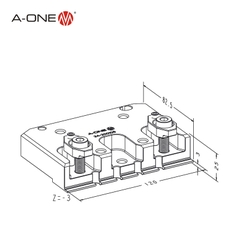 Cụm kẹp một phía PalletSet W A-one 3A-200106
