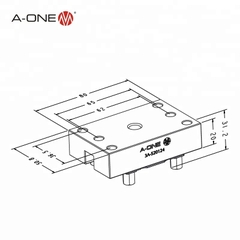 Gá điện cực thép A-ONE 3A-520124 | Steel holder