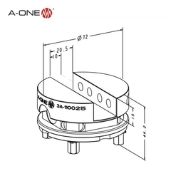 Uniholder Ø72 A-one 3A-110025 (Set 6 chiếc)