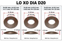 Lò xo đĩa D20