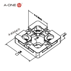 Tấm căn chỉnh R A-one 3A-400008