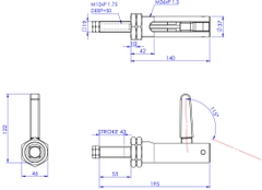 Cam kẹp GH-30511-M Pull-push Toggle Clamp