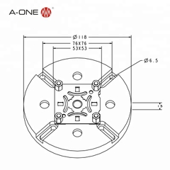 Đế chuyển đổi A-ONE 3A-300004 | Adapter plate