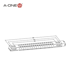 Cầu gá cắt dây EDM dạng thanh dài A-one 3A-210023