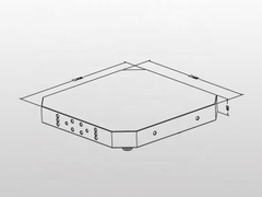 Pallet UPC Nhôm 320×320×40mm A-ONE 3A-100044