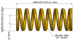 Lò xo vàng TF6