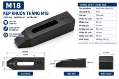 Kẹp Khuôn Thẳng M18