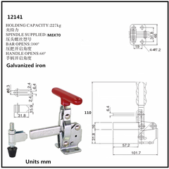 Cam kẹp GH-12141 Vertical Toggle clamp