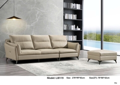 Bộ sofa da bò nhập khẩu LJ8119