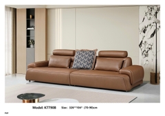 Bộ sofa  da bò nhập khẩu K7790B