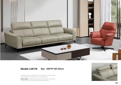 Bộ sofa da bò nhập khẩu LJ8178
