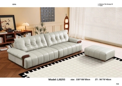 Bộ sofa da bò nhập khẩu LJ8293