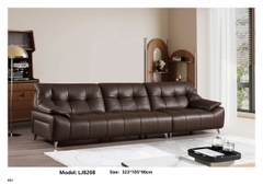 Bộ sofa da bò nhập khẩu LJ8208