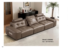 Bộ sofa da bò nhập khẩu LS9698Q