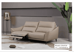 Bộ sofa nhập khẩu da bò điện MG9596