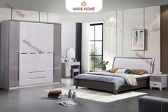 TỦ QUẦN ÁO NHẬP KHẨU CAO CẤP 6 CÁNH MTP-9526