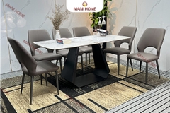 BỘ BÀN ĂN NHẬP KHẨU 6 GHẾ JOYCE - K11