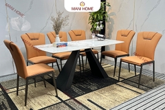 BỘ BÀN ĂN NHẬP KHẨU 6 GHẾ ROYAL LION - K17