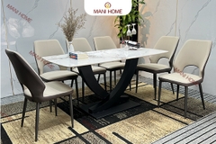 BỘ BÀN ĂN NHẬP KHẨU 6 GHẾ JOYCE - K24