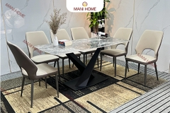 BỘ BÀN ĂN NHẬP KHẨU 6 GHẾ JOYCE - K2