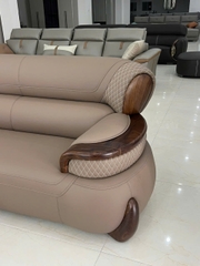 Bộ sofa da bò nhập khẩu SG523