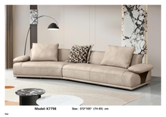 Bộ sofa da bò nhập khẩu K7798