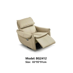 Ghế thư giãn da bò nhập khẩu BG2412